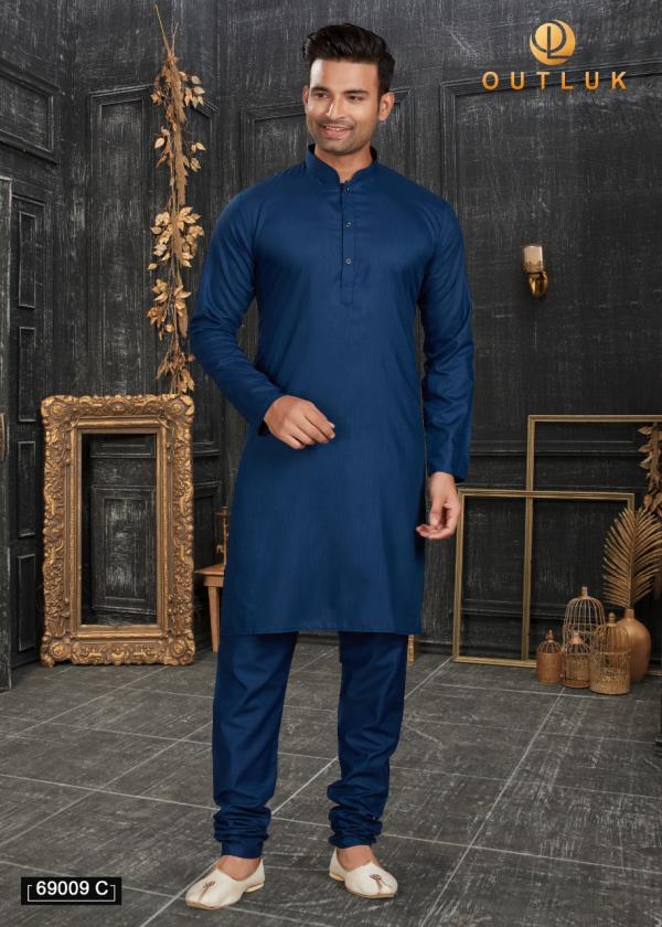 Outluk 69 C Regular Wear Cotton Kurta With Pajama Collection